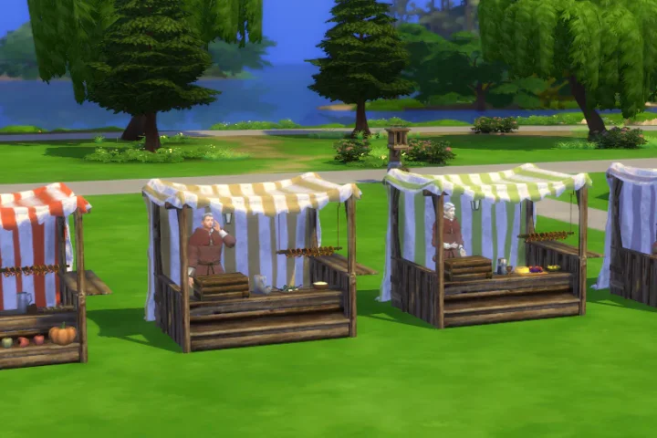 Medieval Seasons seasonal stalls - Non Default version only