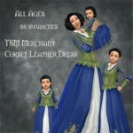 TSM Merchant Corset Leather Dress