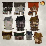 Medieval Hood Deco Houses - Bakery Set