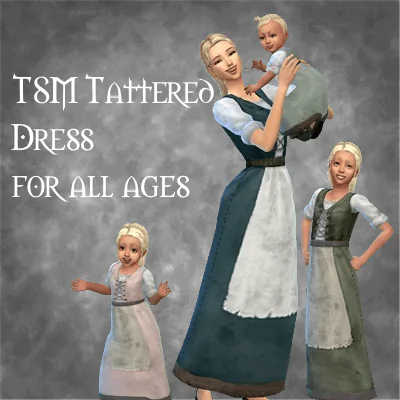 TSM Tattered Dress for All Ages