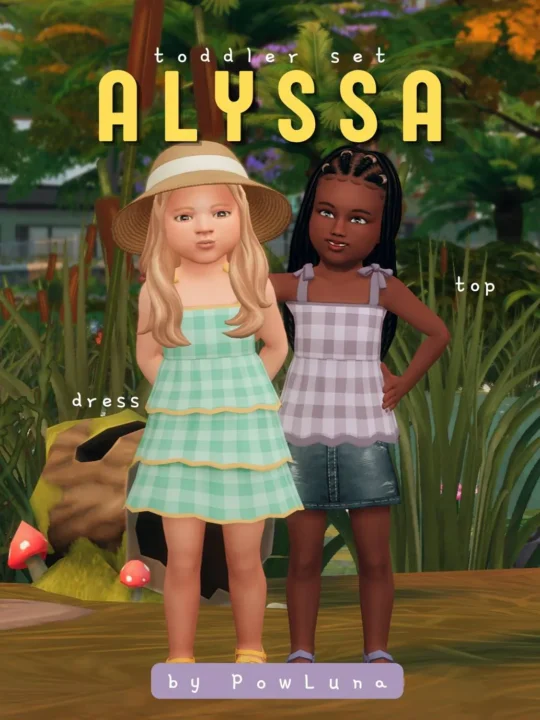 ALYSSA - toddler dress