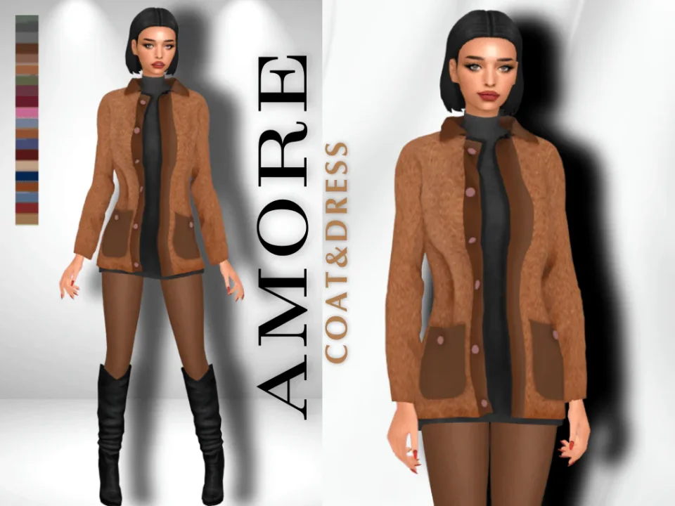 AMORE COAT & DRESS