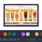Drink Menu Board #1 Samtuse963
