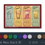 Drink Menu Board #2 Samtuse963