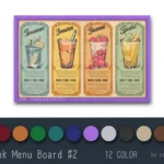 Drink Menu Board #2 Samtuse963