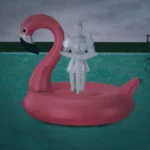 Group poses ''Pool party''
