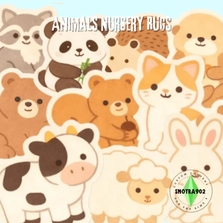 Animals Nursery Rugs