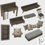 Annie kid bedrom set (2020)