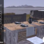 Annie outdoor dining set (2020)