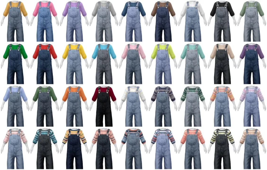 ANTON - toddler denim dungarees