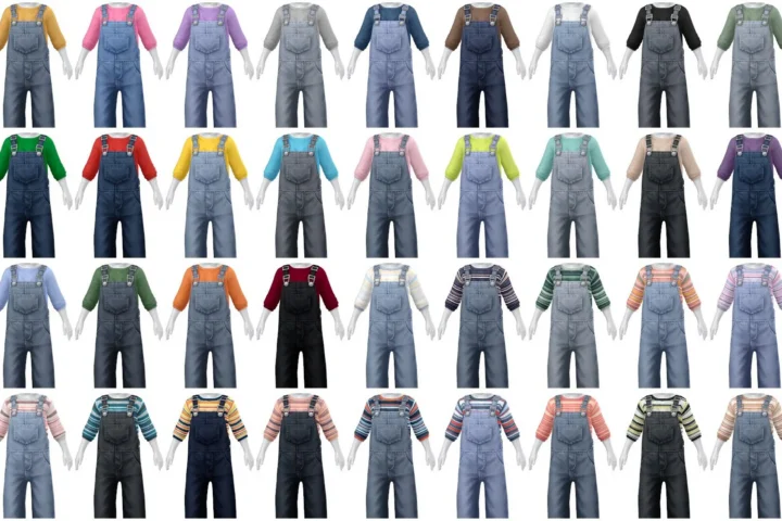 ANTON - toddler denim dungarees
