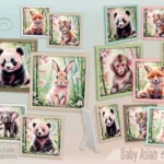 Baby Asian 🐅 🐘 🐒🐇 - Paintings collection