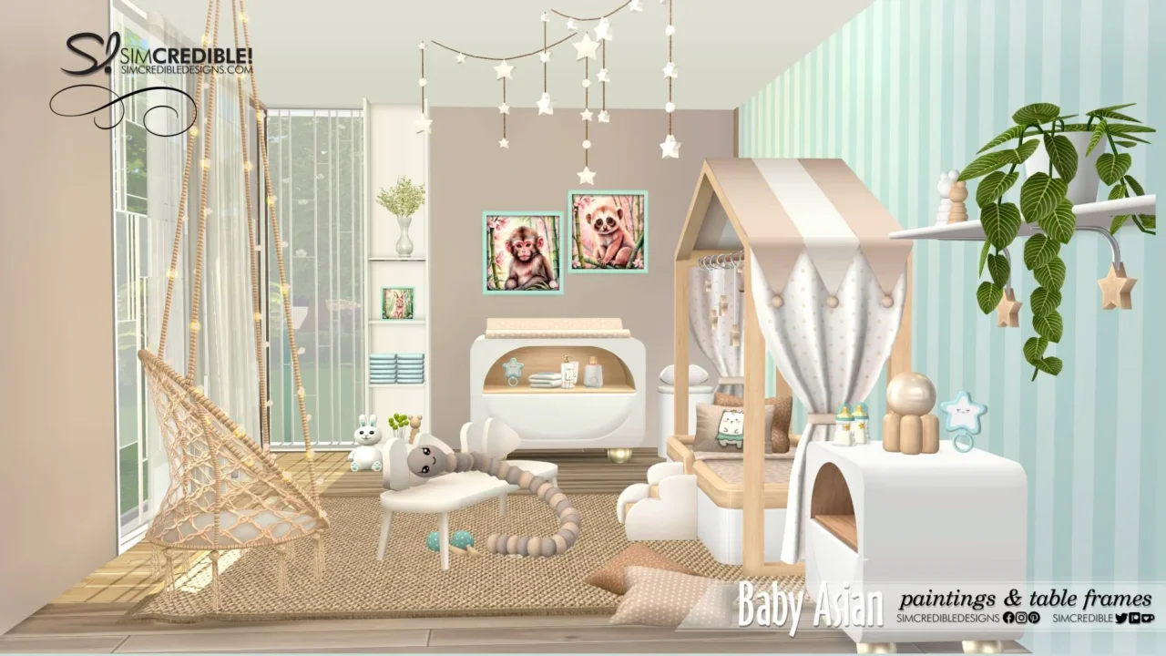 Baby Asian 🐅 🐘 🐒🐇 - Paintings collection