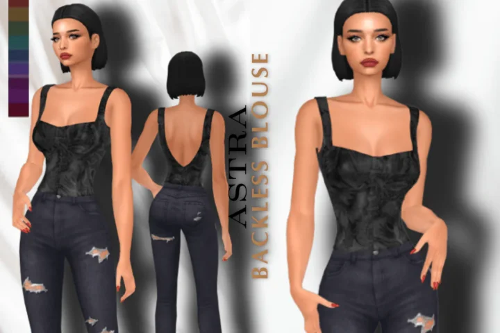 ASTRA BACKLESS BLOUSE