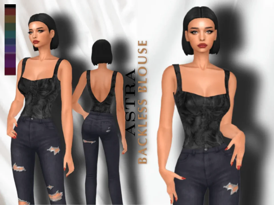 ASTRA BACKLESS BLOUSE