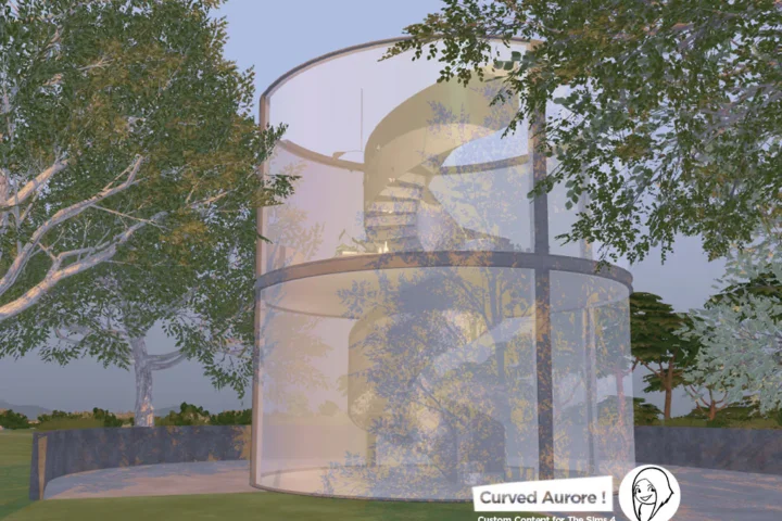 Aurore Curved wall windows set (2022)