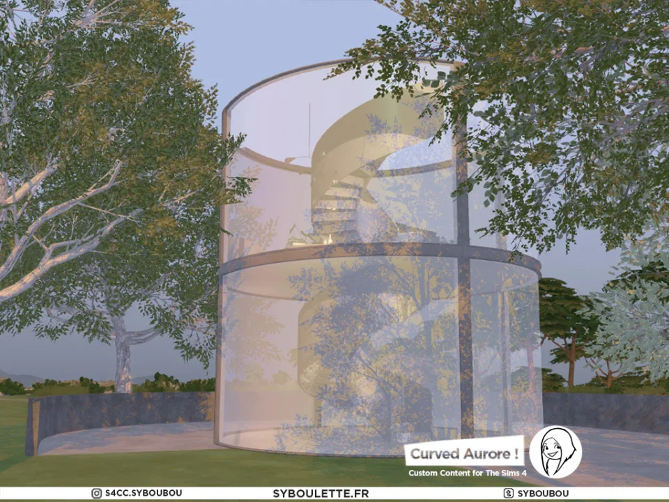 Aurore Curved wall windows set (2022)