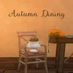 Autumn Dining set
