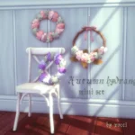 Hydrangea decor set
