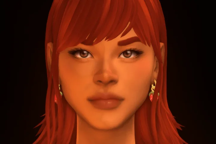 SimsandWhims - Nari Hair