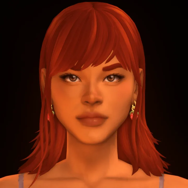 SimsandWhims - Nari Hair