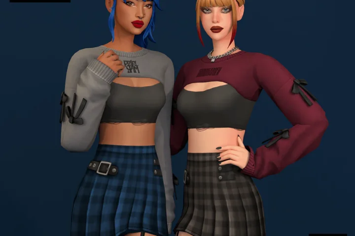 Backstage Pass Collection - Crop Top Sweater