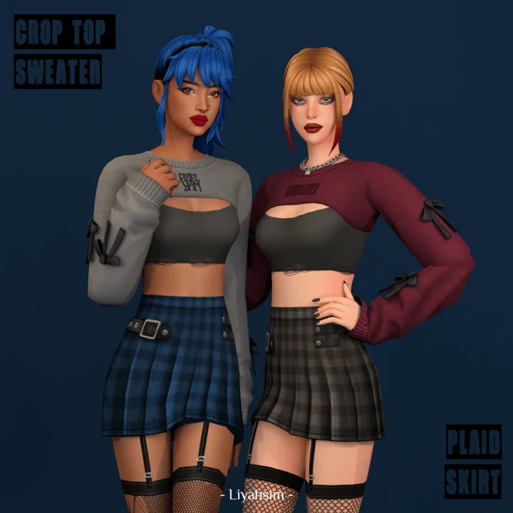 Backstage Pass Collection - Plaid Skirt
