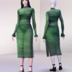 Pattern Tweak - C Sheer Midi Dress Set