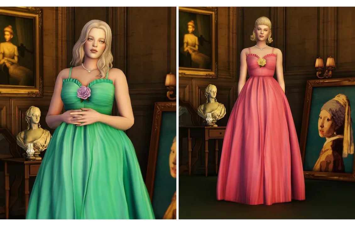 Princess of X - Rose Ball Gown (with Strap)