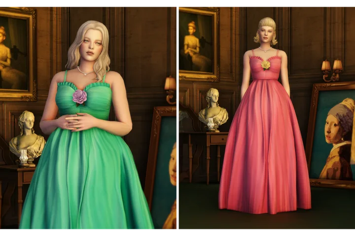 Princess of X - Rose Ball Gown (with Strap)