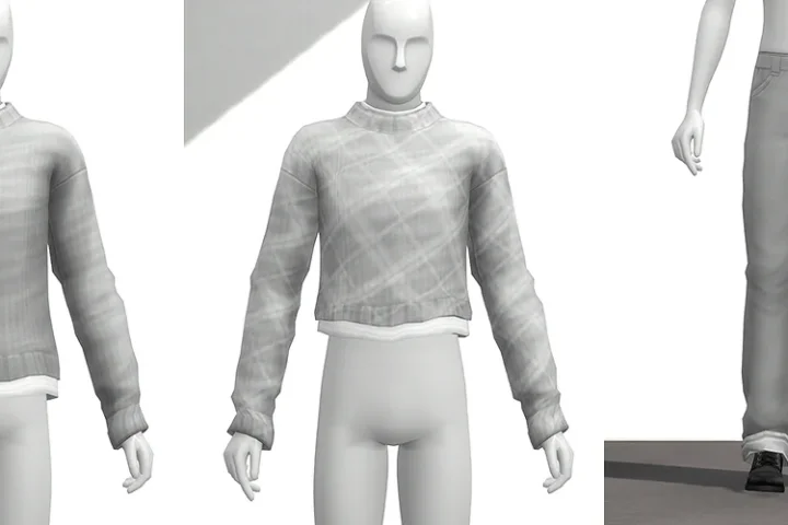 Winter City - M Wynter Sweater & Cypress Jeans Set (Masculine)