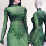 Pattern Tweak - C Sheer Midi Dress Set