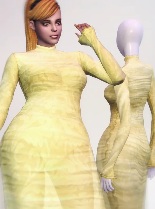 Pattern Tweak - C Sheer Midi Dress Set