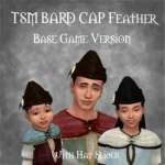 TSM Bard Cap Feather