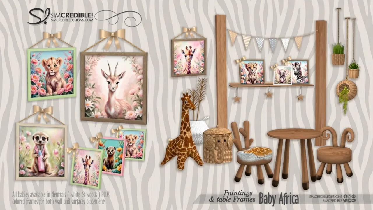 Baby Africa 🦁 🦓 🦒 - Paintings collection