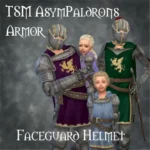 TSM Knight Asymmetric Pauldrons Armor