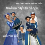 Medieval Attifet Headpiece