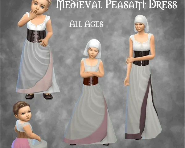 Medieval Peasant Dress for All Ages