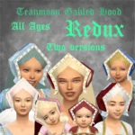 Teanmoons Gabled Hood Redux for All Ages