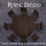 TSM Medieval Rustic Dining Set