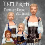 TSM Pirate Tattered Dress
