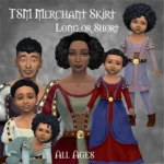 TSM Merchant Skirt - Long or Short, All Ages