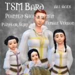 TSM Bard Pointed Shoes Outfit - Female