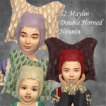 S2 Maylin Double Horned Hennin