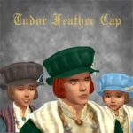 Tudor Feather Cap