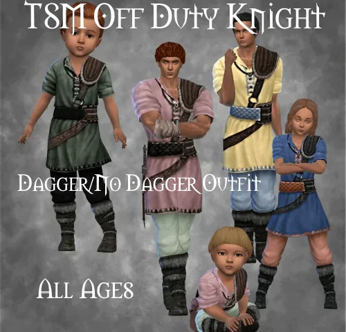 TSM Off Duty Knight Dagger or No Dagger