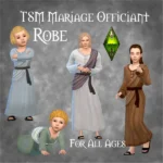 TSM Marriage Officiant Toga for All Ages