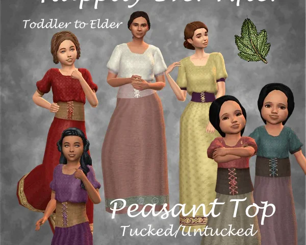 Happily Ever After - Peasant Top