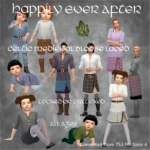 Happily Ever After - Celtic Medieval Blouse Laced for All Ages