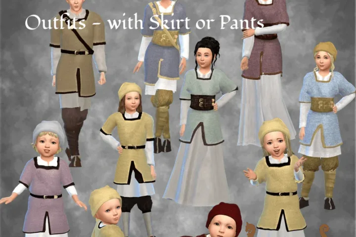 CK3 Norse Visby Clothing Set for All in the Family